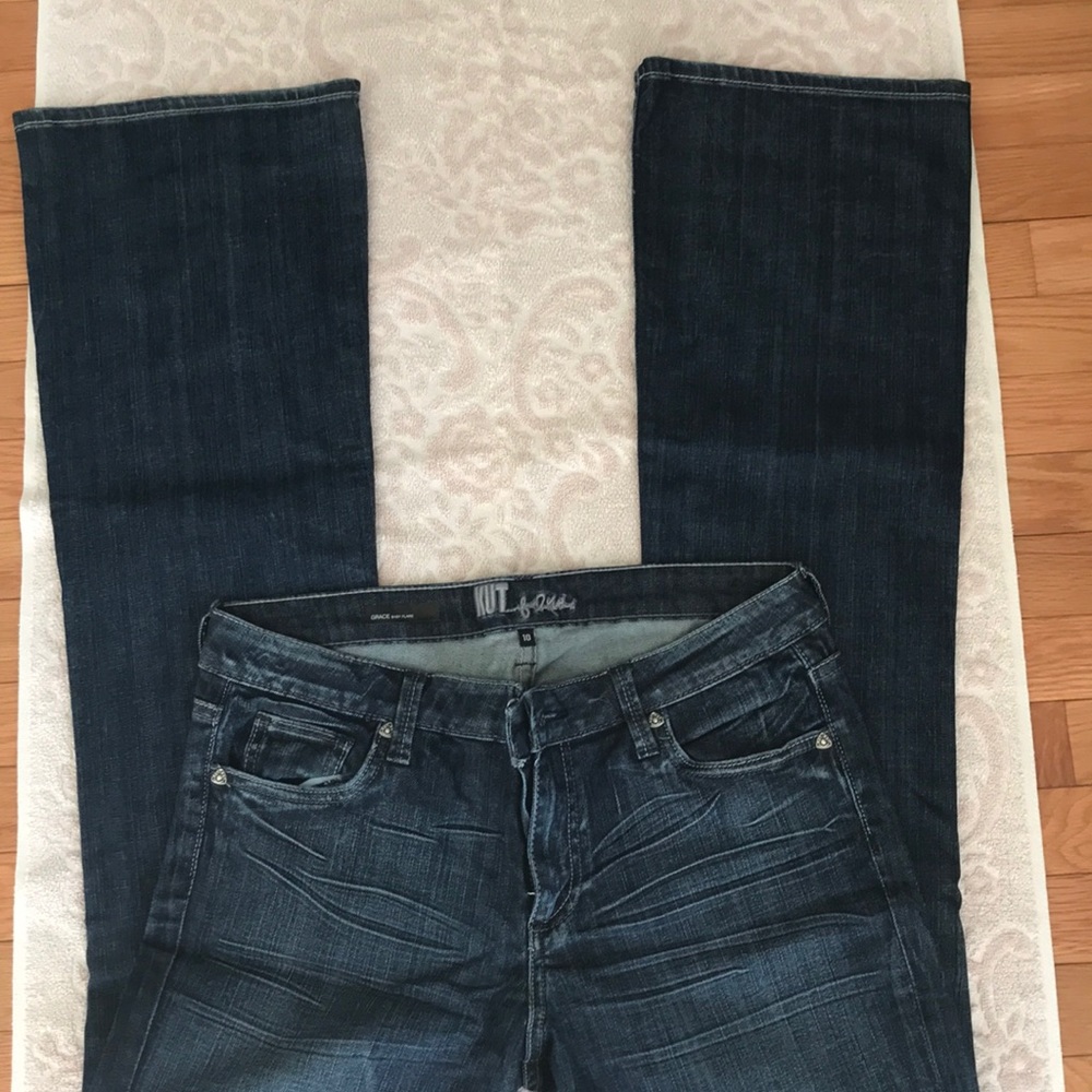 Kut from the Kloth Indigo Wide Leg Jeans